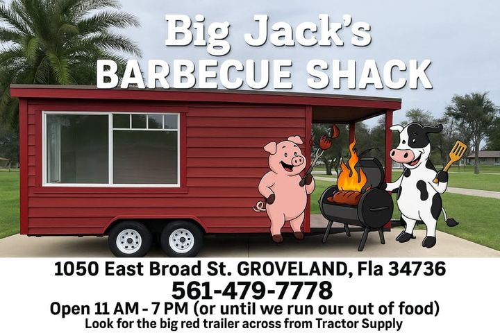 Big Jack’s BBQ Shack Opening in Groveland, FL