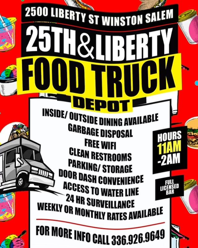 25th & Liberty Food Truck Depot Opening in Winston-Salem