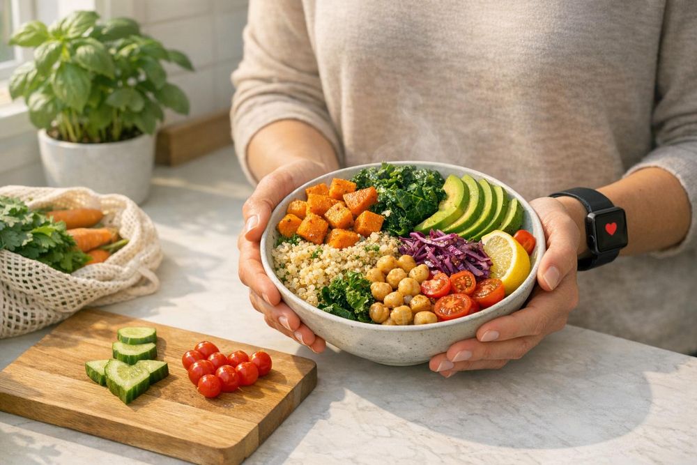 Clinical trial finds vegan diet cuts emissions and improves health outcomes post image