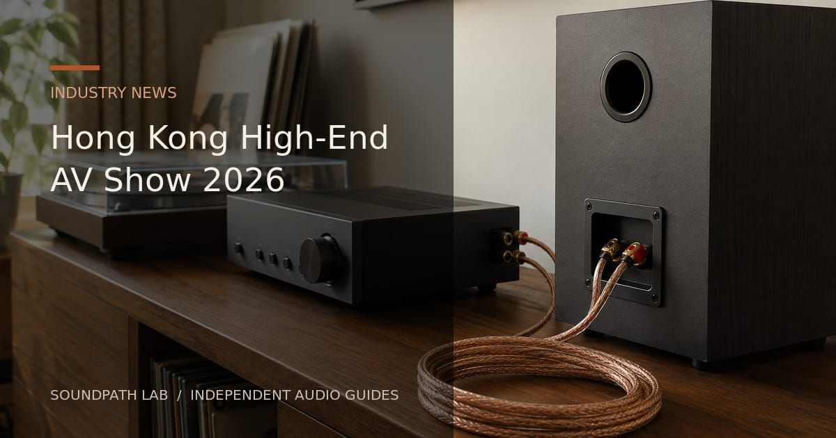 SoundPath Lab news cover for the Hong Kong High-End AV Show 2026