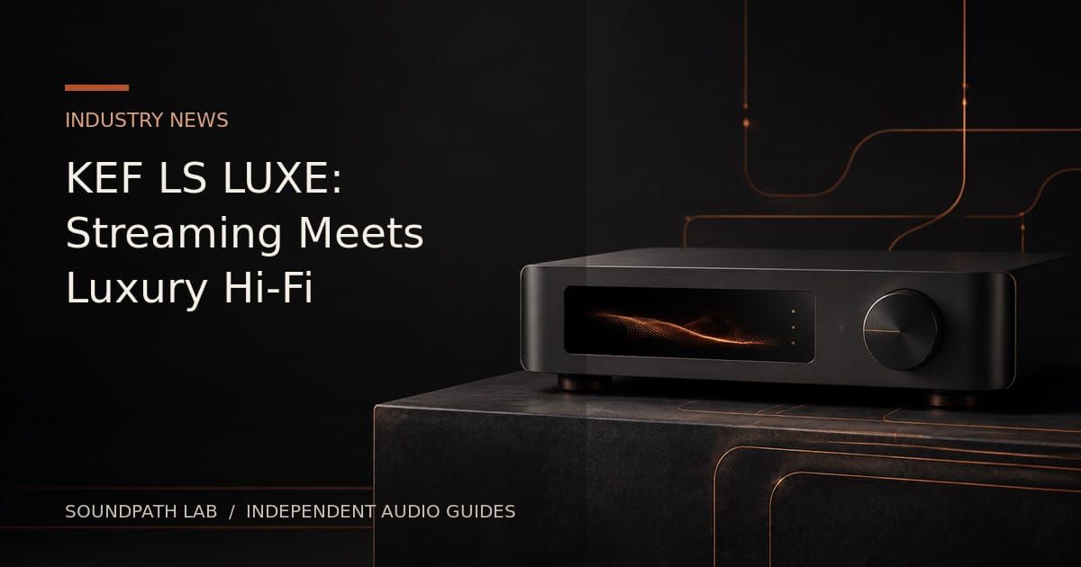 KEF LS LUXE Arrives: What Its Streaming Platform and $4,000 Price Really Mean
