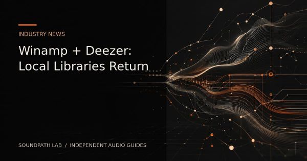 SoundPath Lab news cover about the Winamp and Deezer streaming player and local libraries