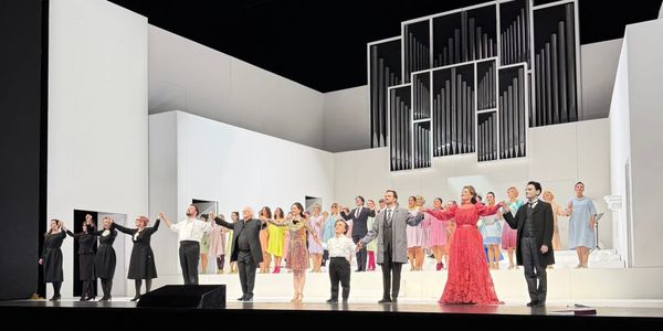 Curtain call for Der Zwerg at Deutsche Oper Berlin, in a production by Tobias Kratzer.