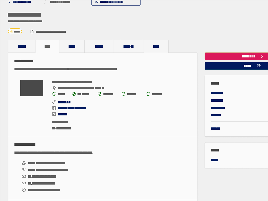 A screenshot of Blockframe Simple, a font that masks text content.