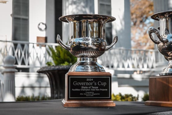 A photo of the Governor's Cup award. Courtesy photo