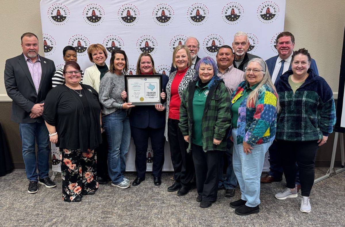 Waxahachie City Council recognizes tourism team