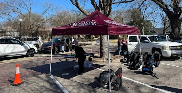 Free car seat check event at Sims Library helps ensure child passenger safety