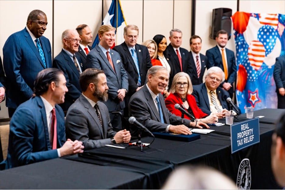 Abbott signs property tax relief laws