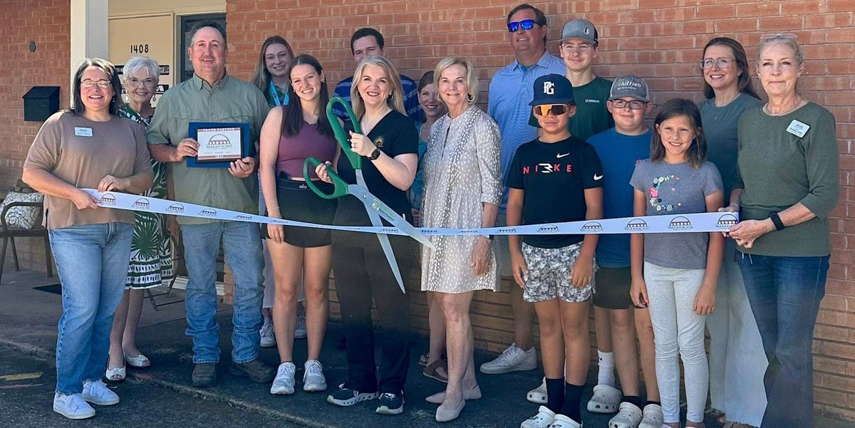 Shine Aesthetics and Wellness ribbon cutting held
