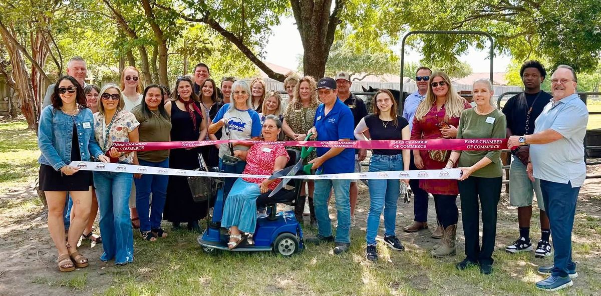 Runnin’ Free Ranch ribbon cutting