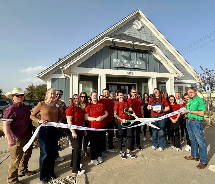 Photo of a business celebrating its anniversary.