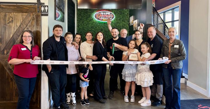 Photo from the Roma's Italian Restaurant ribbon cutting.