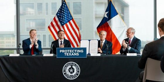 Photo of a bill-signing ceremony.