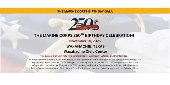 Tickets available for the 250th Marine Corps birthday gala on Nov. 10 at the civic center