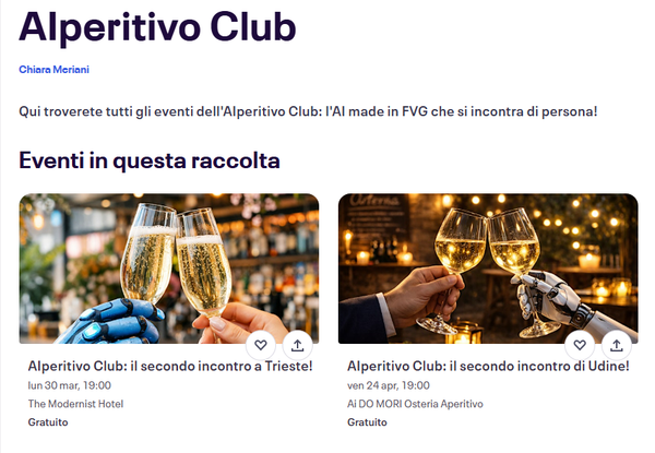 PRENOTA IL TUO POSTO PER I PROSSIMI INCONTRI!