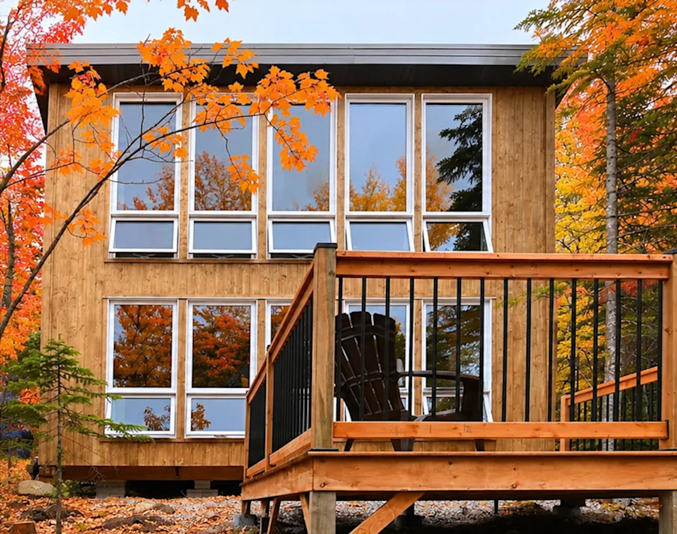🇨🇦 🍂Escapade automnale: micro-chalet dès 130$ pour 4 ou 160$ pour 7!