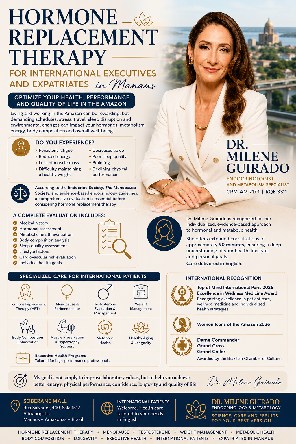 Hormone Replacement Therapy for International Executives and Expatriates in Manaus