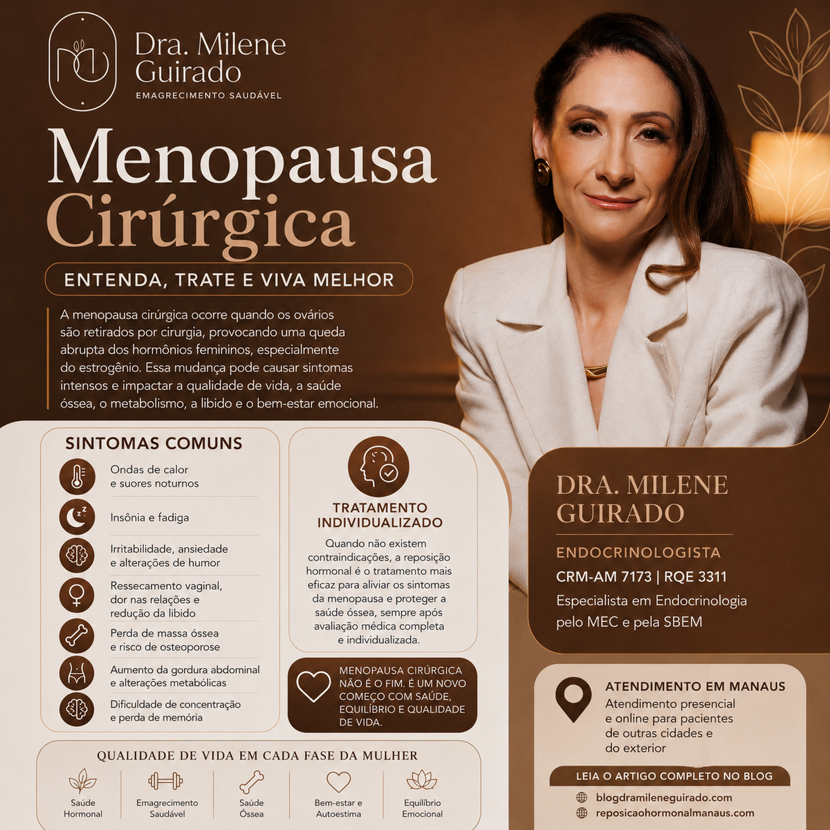 Menopausa cirúrgica: entenda diferenças, efeitos e cuidados