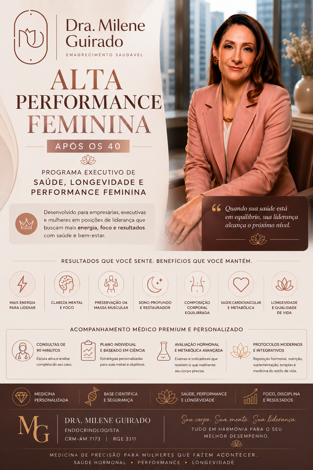 Menopausa com Alta Performance, Vitalidade e Energia na Liderança Empresarial em Manaus