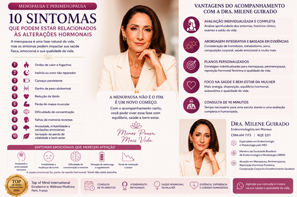Menopausa em Manaus: 10 Sintomas que Podem Estar Relacionados às Alterações Hormonais e Como o Acompanhamento Especializado Pode Ajudar