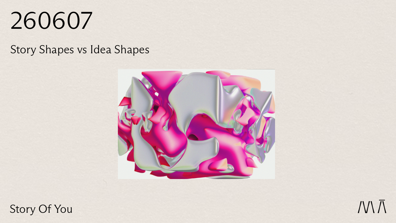 Story Shapes vs Idea Shapes