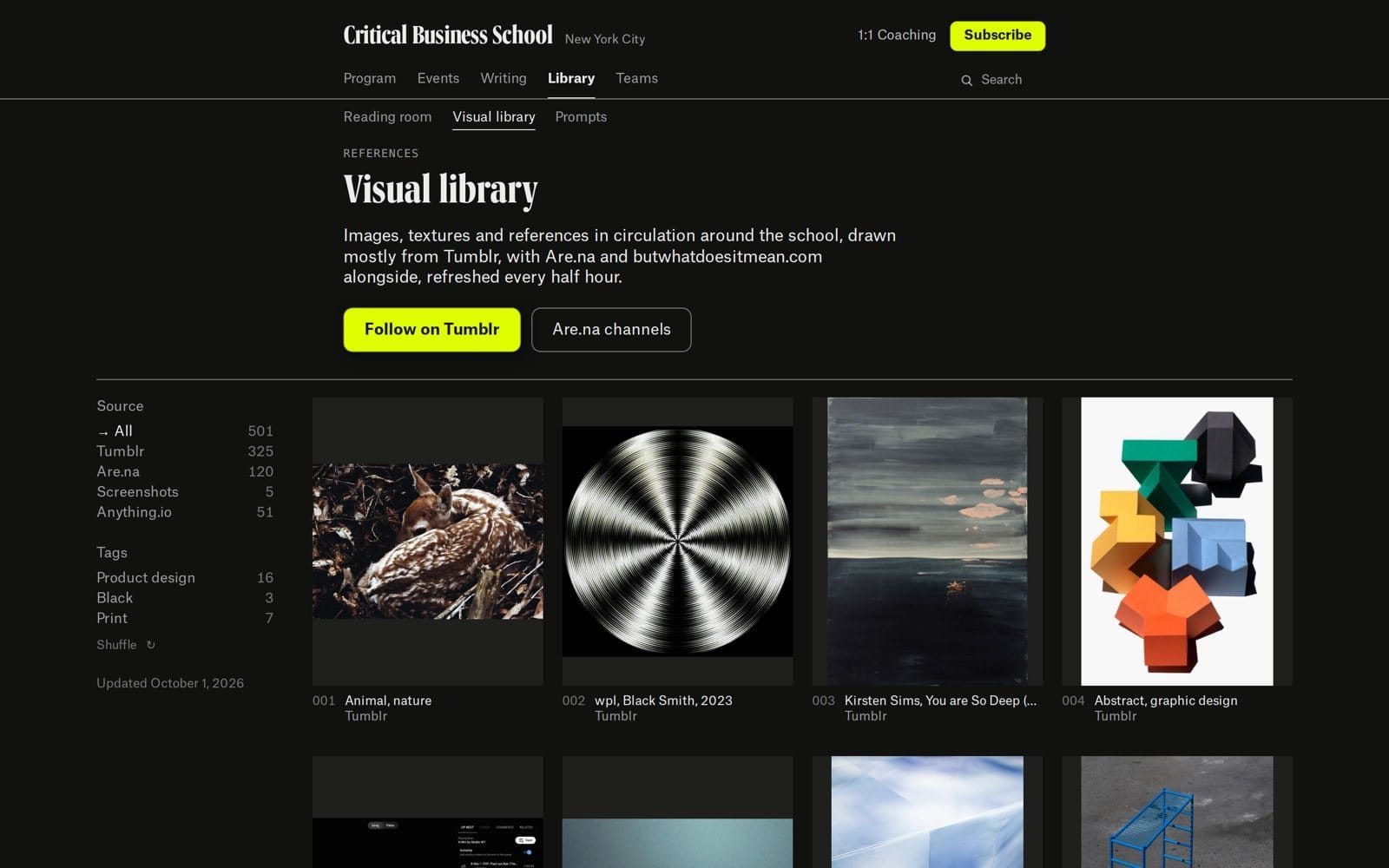The visual library