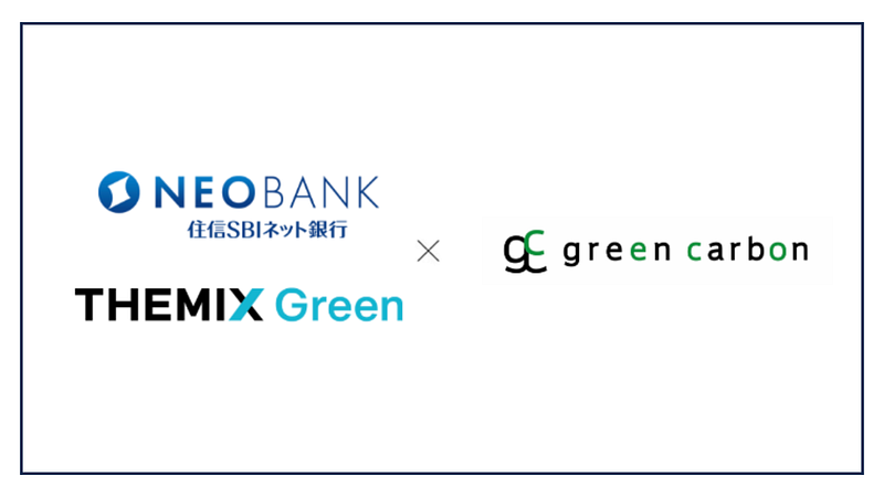 SBI Sumishin Net Bank signs capital and business alliance agreement with Green Carbon