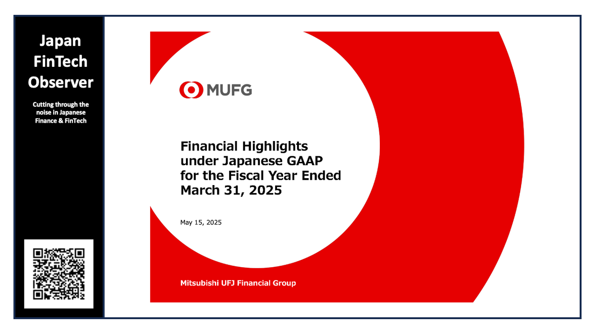 MUFG FY3/25 Financial Results