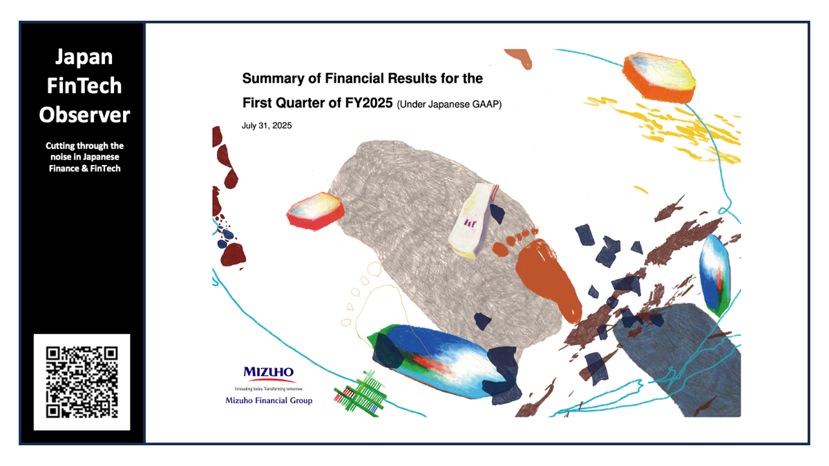 Mizuho First Quarter FY3/2026 Financial Results