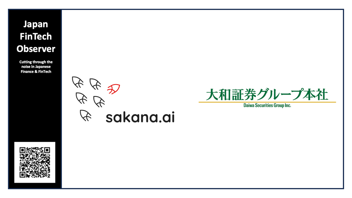 Sakana AI and Daiwa Securities Group to Develop AI for Advanced Asset Consulting