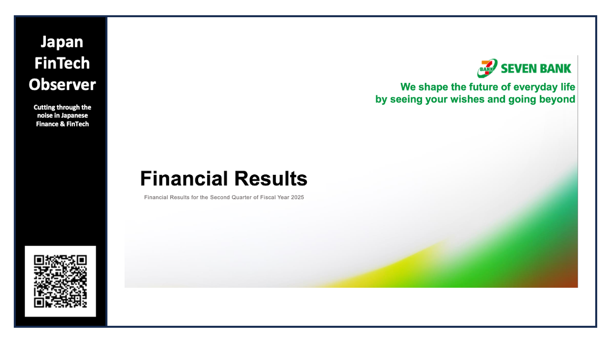 Seven Bank Second Quarter Financial Results