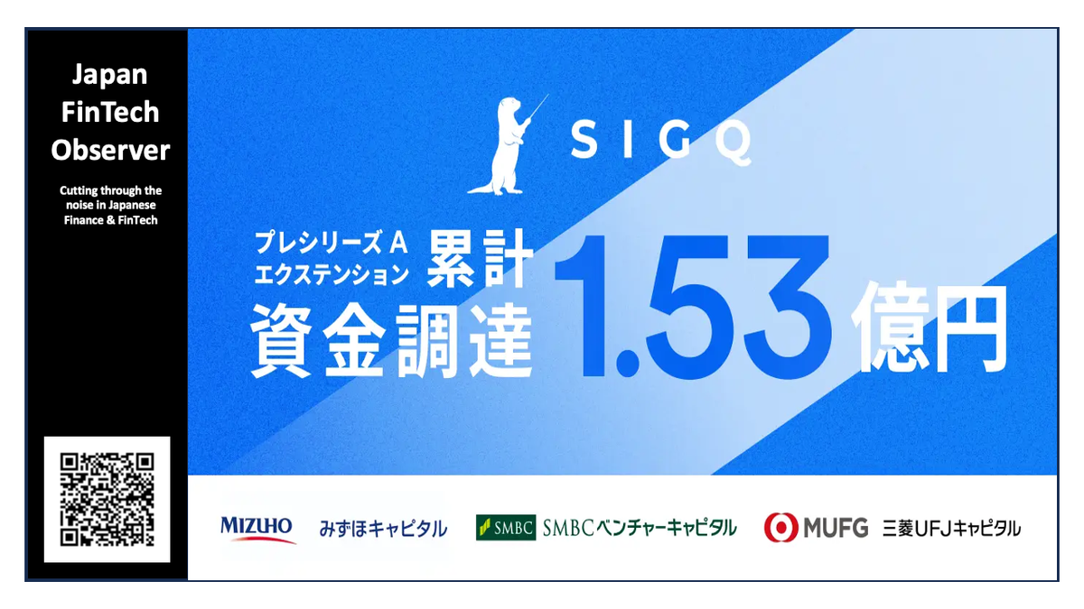 Mitsubishi UFJ Capital Joins Agentic AI Startup SIGQ's Pre-Series A