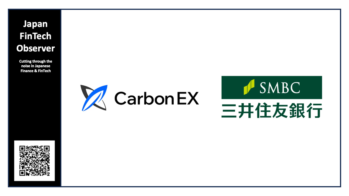SMBC and Carbon EX Enter Partnership for J-Credit Services