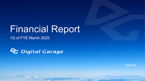 Digital Garage Q1/FY2024 Earnings