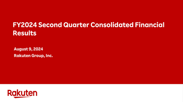 Rakuten Q2/FY2024 Earnings
