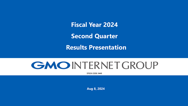 GMO Internet Q2/FY2024 Earnings