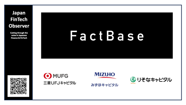 FactBase raises JPY 1.45bn Series B from Financial Institutions
