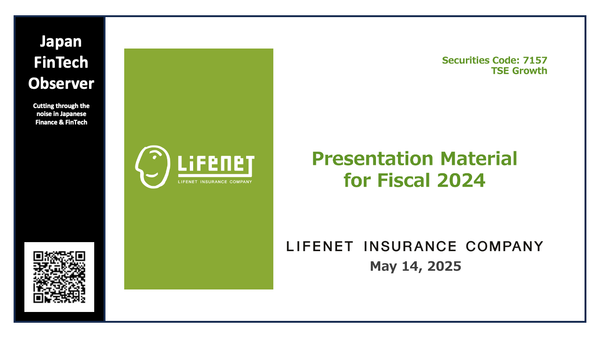 LIFENET FY3/25 Financial Results