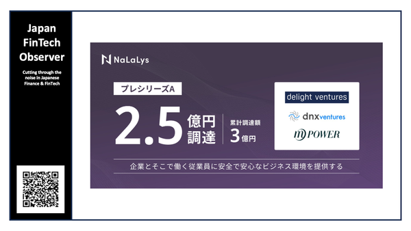 AI×Compliance Tech Company NaLaLys Raises JPY 250m in Pre-Series A Round