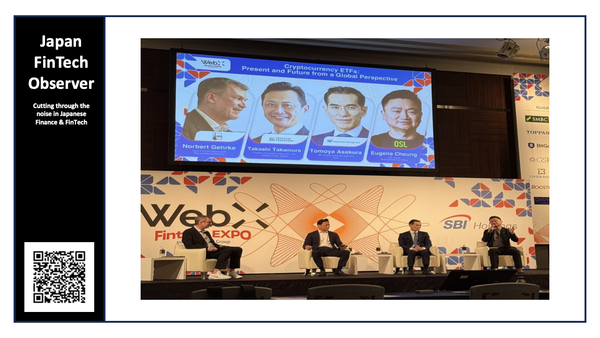 WebX Fintech Expo Osaka - Panel on Crypto ETFs