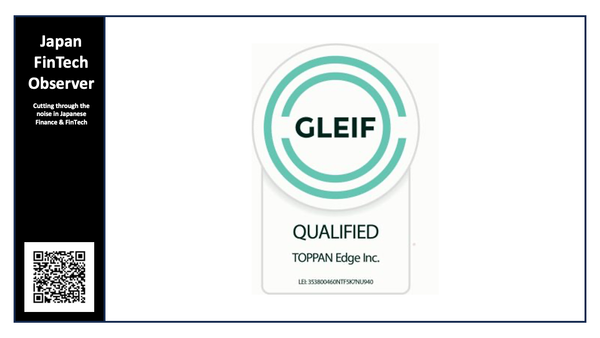 TOPPAN Edge Confirmed as First Japanese Qualified vLEI Issuer