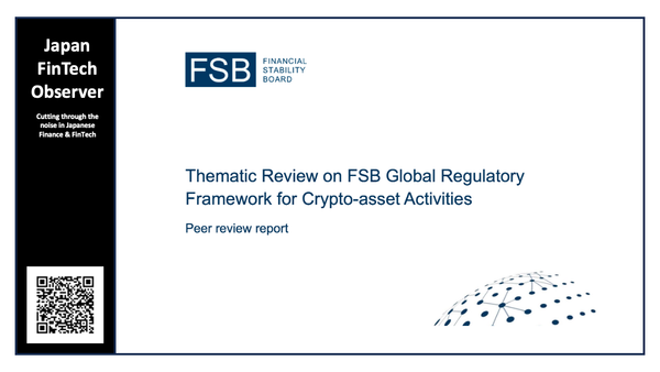 FSB Global Regulatory Framework for Crypto-Asset Activities: Japan