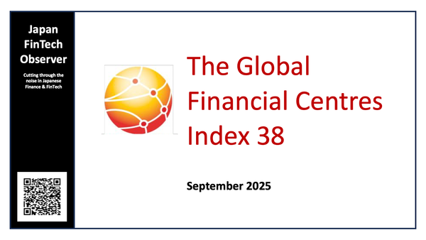 Tokyo Moves Up Seven Spots in the 38th Global Financial Centres Index
