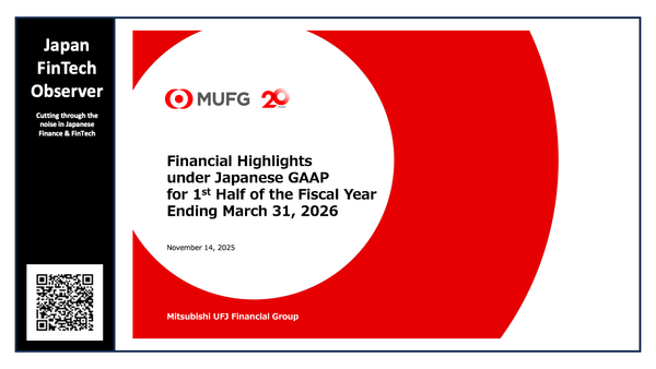 MUFG Second Quarter Financial Results