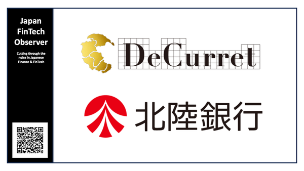 Hokuriku Bank and DeCurret DCP Partner to Commercialize Tokenized Deposit "DCJPY" by FY2027