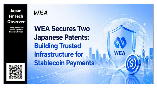 WEA Japan Secures Dual Patents to Shield Blockchain Payments from Oracle Failure and Refund Fraud