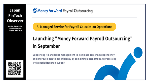 Money Forward Expands AI Managed Services Suite with New Payroll Outsourcing Solution