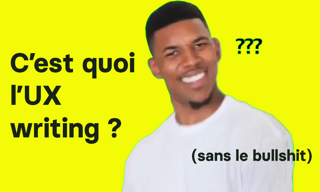 C'est quoi l'UX Writing (sans le bullshit) - confused Nick Young meme