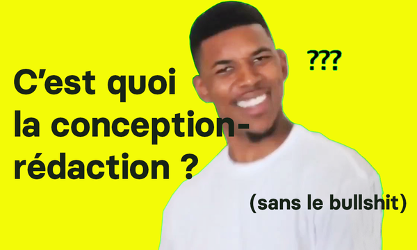 C'est quoi la conception-rédaction (sans le bullshit) - confused Nick Young meme