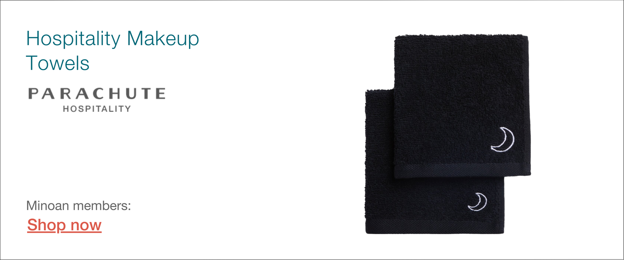 Parachute Hospitality makeup towels